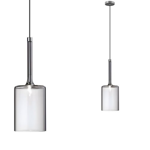 Pendant Ceiling Lamp Glass Shade APP1703-1CP GREY C