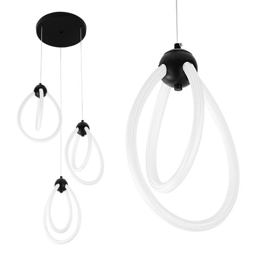 Šviestuvas LED G022-3CPR Black