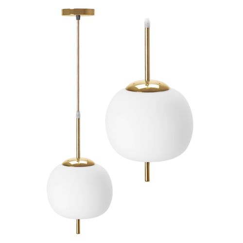 Lampada Da Soffitto Pensile Di Vetro Palla Bianco APP669-1CP
