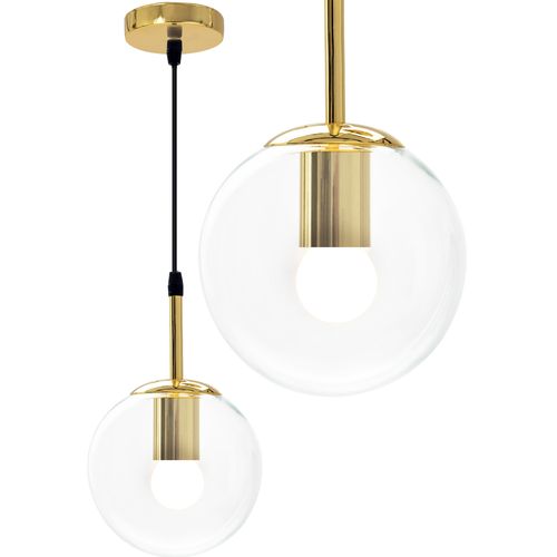 Deckenlampe Glas Kugel Gold APP686-1CP