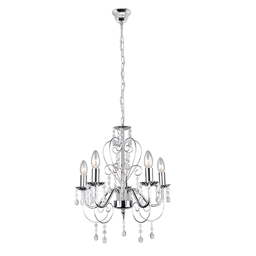 Люстра EBT008-5CP CHROME