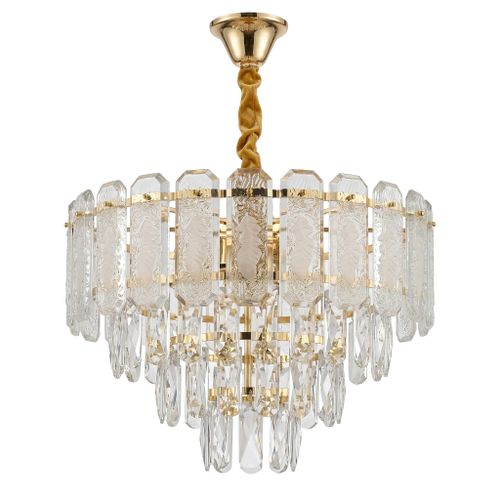 Crystal pendant lamp SWE088-CP 40cm GOLD