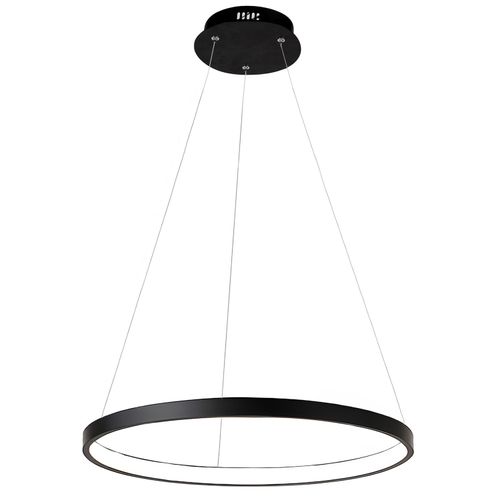 Люстра LED LHJ012-CP 80cm BLACK