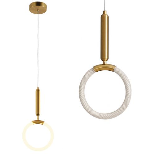 Висяща LED лампа LHJ058-CP1 Brush Gold