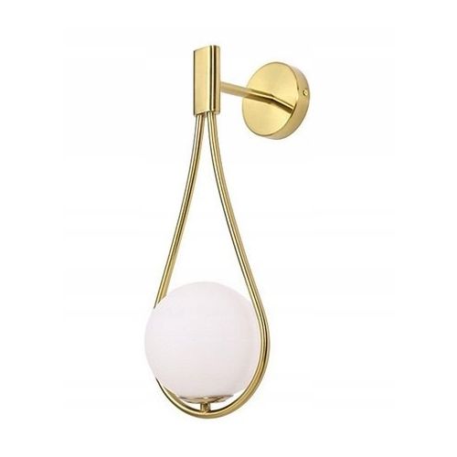 Wandlampe Glas Kugel Gold APP603-1W