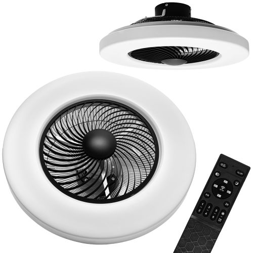 Lámpa ventilátorral APP1552-C BLACK