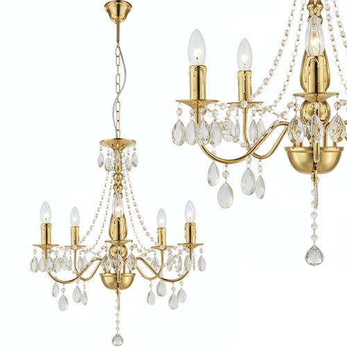 ЛАМПА EBT015-5CP Gold