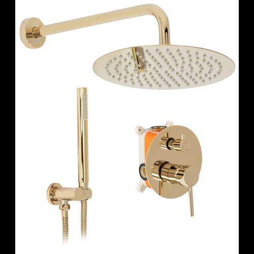 Shower system Rea Lungo L. Gold + BOX