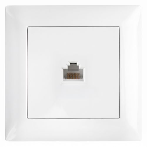 Presa RJ45 con Cornice OSTE JNH010-S WHITE