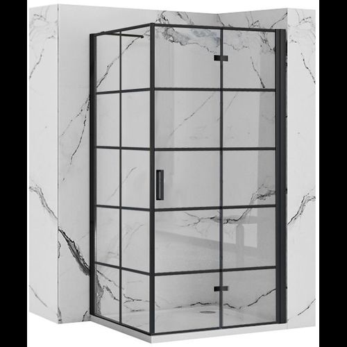 Shower enclosure Rea Molier Black 100x80