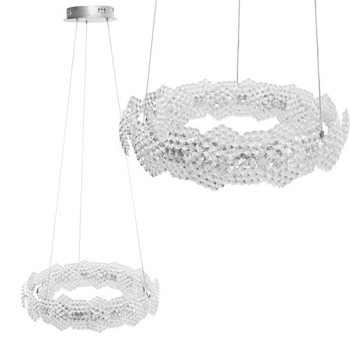 Люстра LED MS016-CP Chrome 47cm