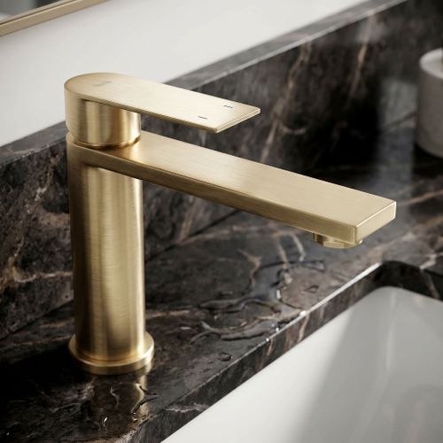 Robinet de salle de bain Rea Hunter Brush Gold Low