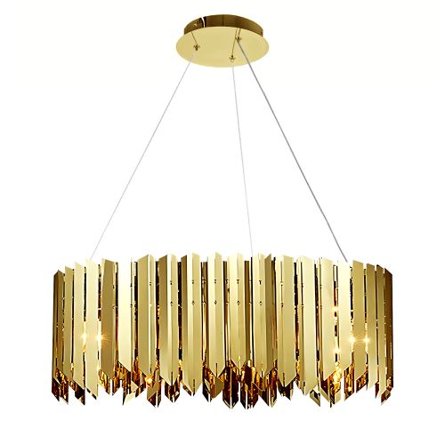 Лампа APP1764-8CP metal GOLD