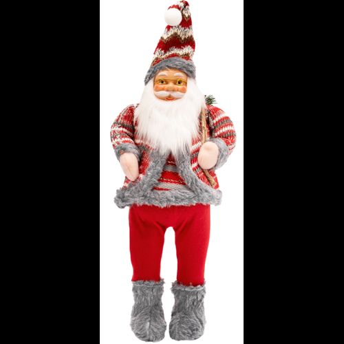 Kalėdų senelis 70cm pilkos spalvos