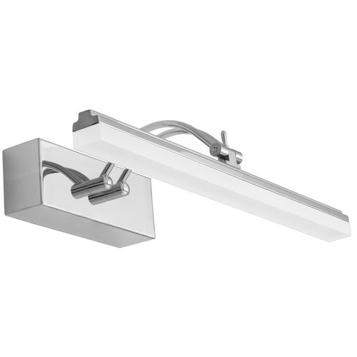 Wandlamp, azuurblauwe LED boven een spiegel 9W 40CM APP372-1W CHROME