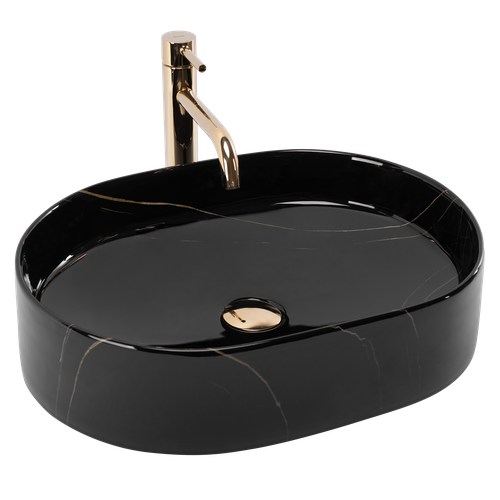 Countertop washbasin REA Nadia 50 Black Stone