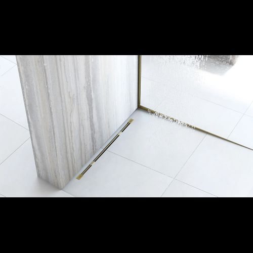 Listwa spadkowa brodzikowa 140cm Złota Szczotkowana