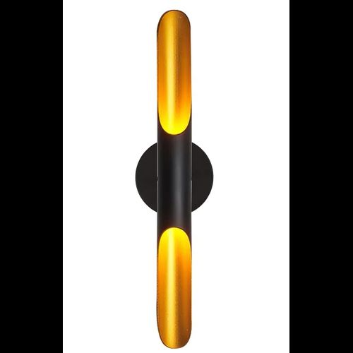 Fali lámpa APP299-1W cső alakú fekete/arany