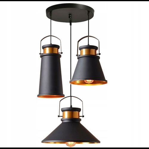 Lampe ASTI ABC Black/Gold