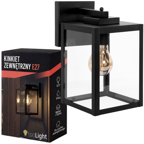 Homlokzati fali lámpa JNH038-1G Black