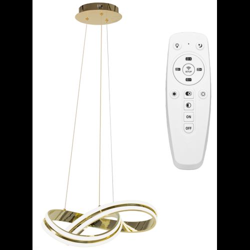 Lámpara LED APP818-CP GOLD + Control remoto