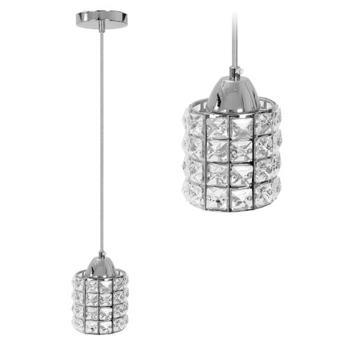 Kristall Deckenlampe Silver APP727-1CP