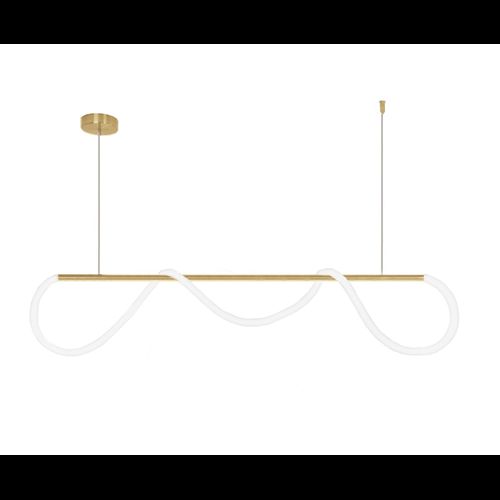 LED stropné svietidlo APP854-CP Long Gold