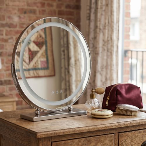 Miroir LED MAKE-UP Chrome 40 cm