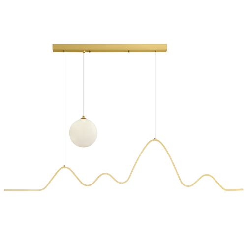 Люстра LED LHJ034-CP BRUSH GOLD