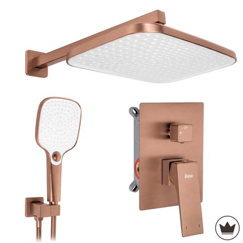 Душевой комплект Rea Joe Brush Copper + BOX