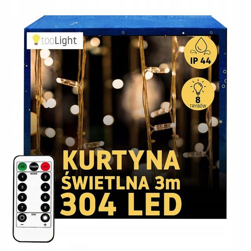 Завіса LED 304 діодів (лампочок) 3х3м GL2000 REMOTE CONTROL