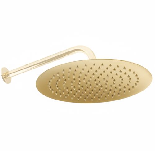 Rainfall shower head Rea Gold 25cm