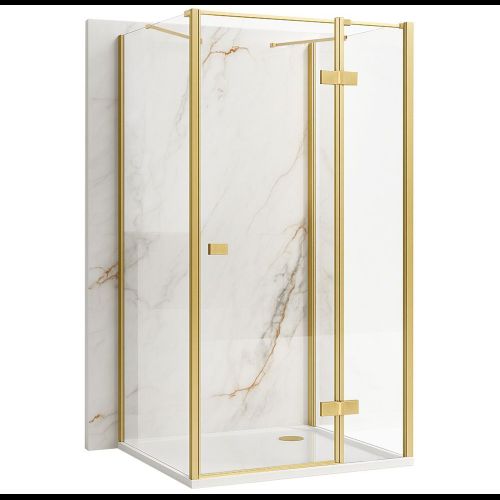 Cabine de douche Rea Atlas 100x90 Brush Gold