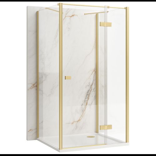 Shower enclosure Rea Atlas 120x80 Brush Gold