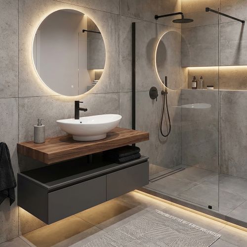 Умывальник на столешницу Rea Rosa