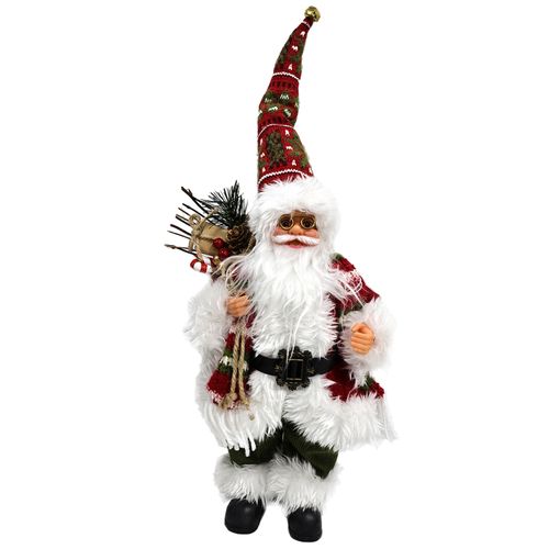 Święty Mikołaj 44cm ozdoba świąteczna KL-21X38A
