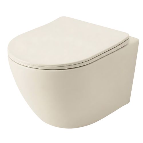 Závěsná WC mísa REA Focus Tornado Creme