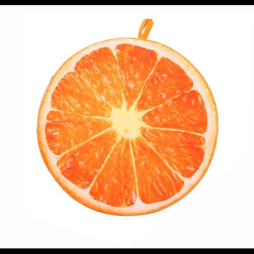 Coussin en peluche Fruits Orange