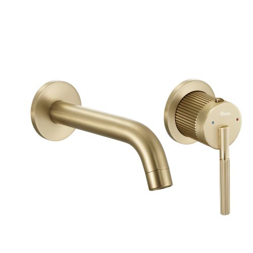 Wall Mounted faucet Rea Argon Brush Gold+ BOX