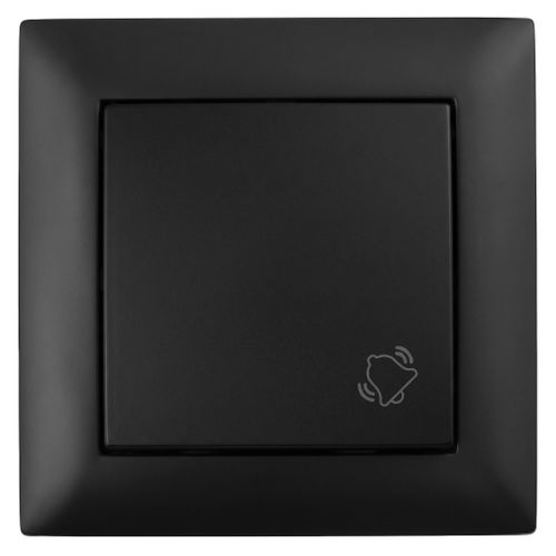 Doorbell Push Button with Frame OSTE JNH008-W BLACK