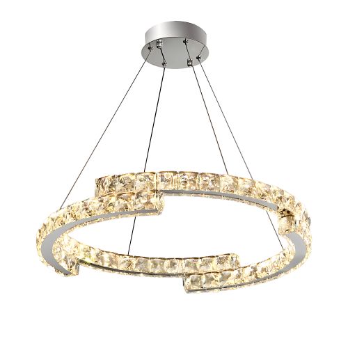 LAMPA SUFITOWA WISZĄCA LED APP1770-CP CHROM 60cm