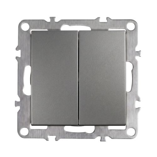 Double Switch OSTE JNH007-W GREY