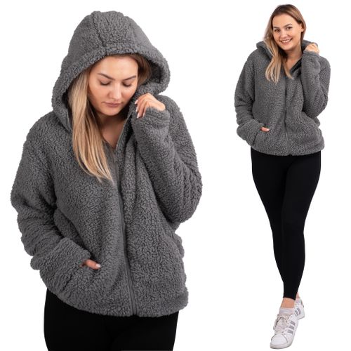 Women's sweatshirt Sherpa Grey XL