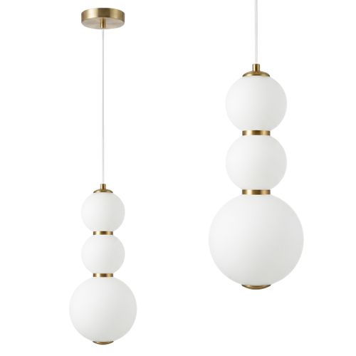 Lámpara de techo colgante LED LHJ113-3CP oro cepillado