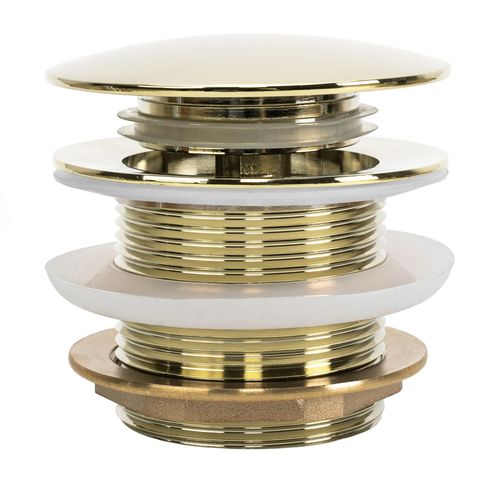 Rea Klik-Klak universālais vannas aizbīdnis Gold
