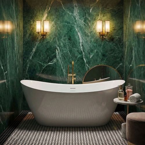 Окремо стояча ванна Rea Ferrano Slim 160