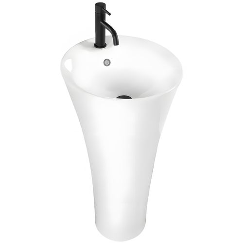 Voľne stojace umývadlo REA AGNES - biele