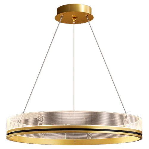 Lampă suspendată APP1189-CP Gold 40cm