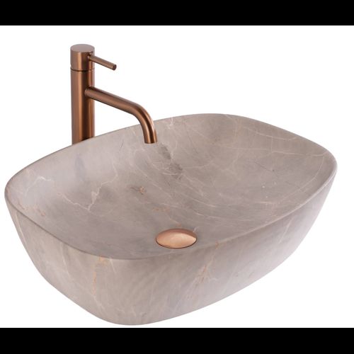Lavabo sobre encimera Rea Freja Beige