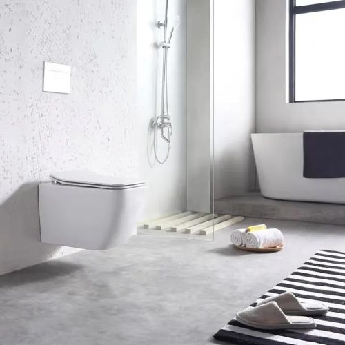 Taza de inodoro WC REA MARTIN SLIM RIMLESS DUROPLAST
